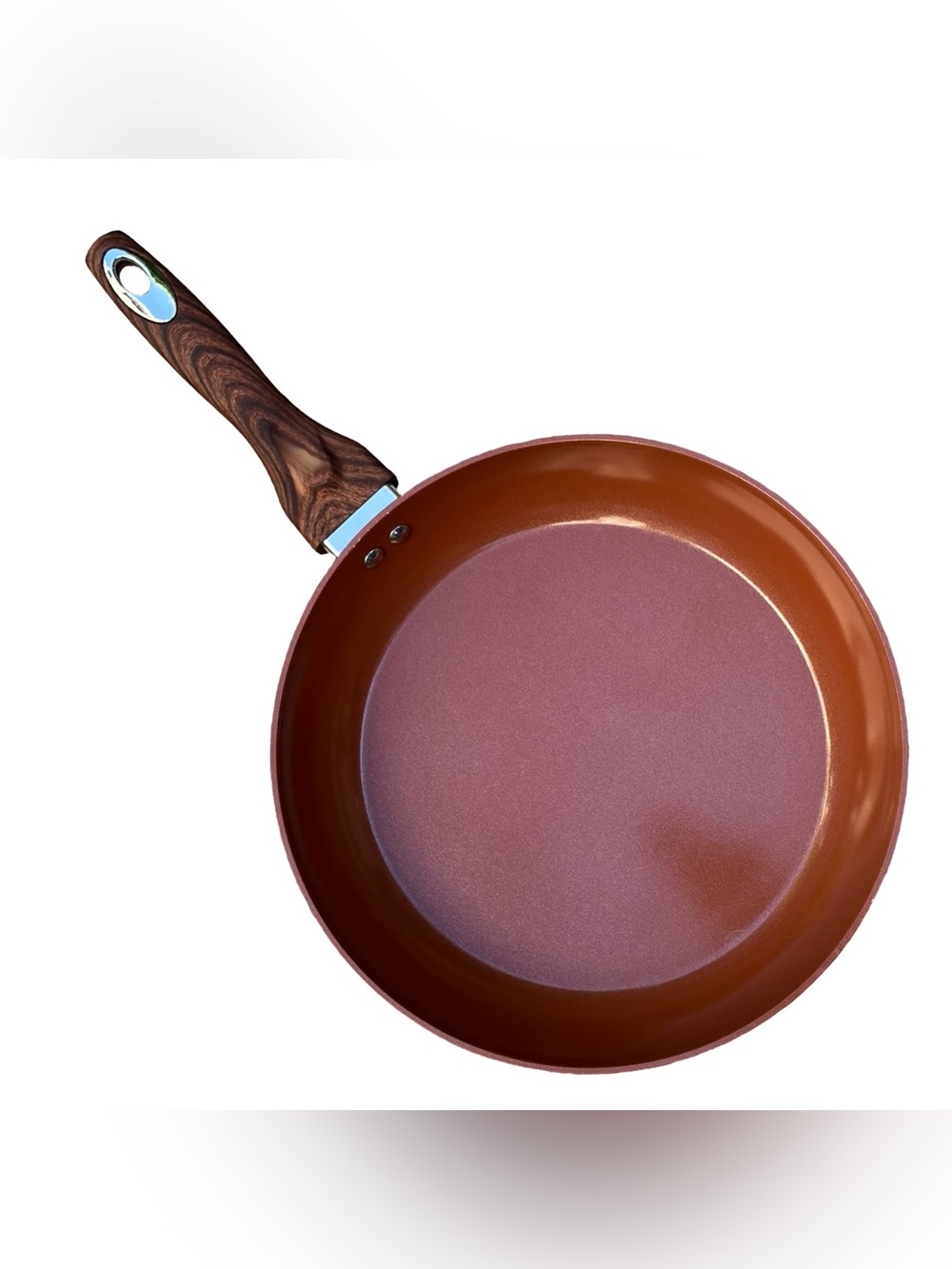 Phantom Chef Non Stick 11” Fry Pan Copper Color PFOA & PTFE Free Cooking Kitchen